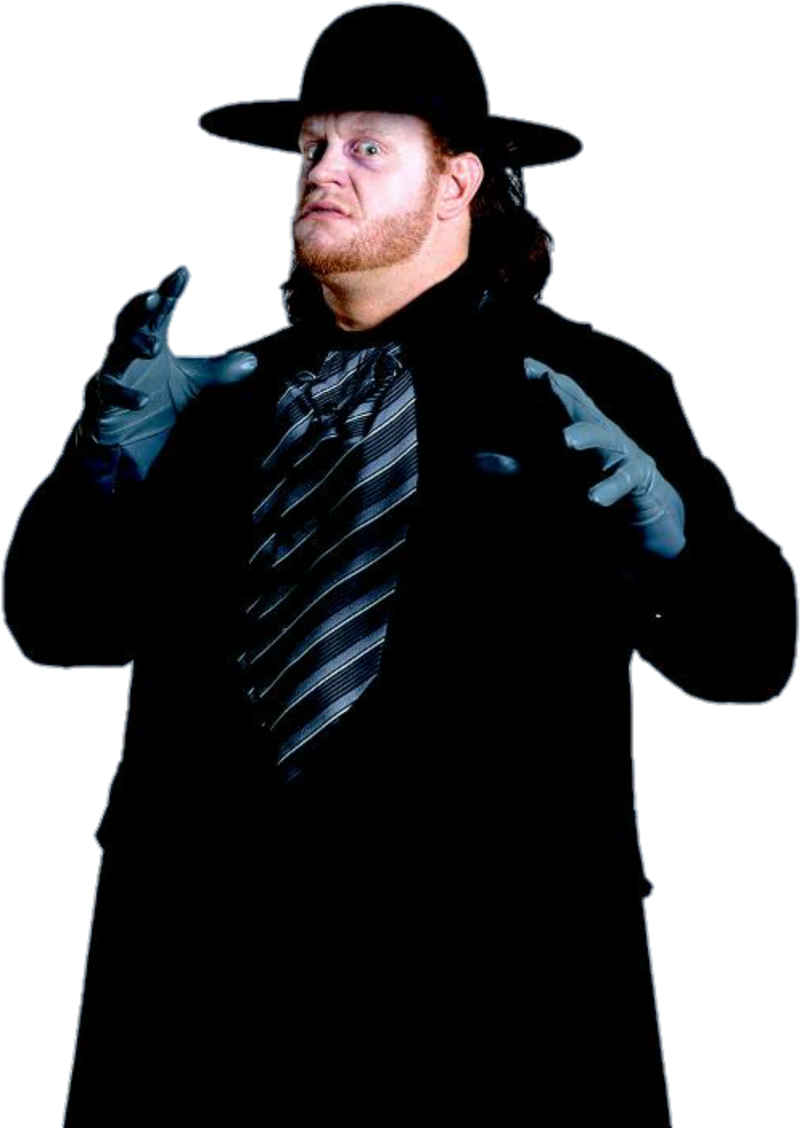 Image Id - - Undertaker Black Gloves Clipart (1200x1644), Png Download