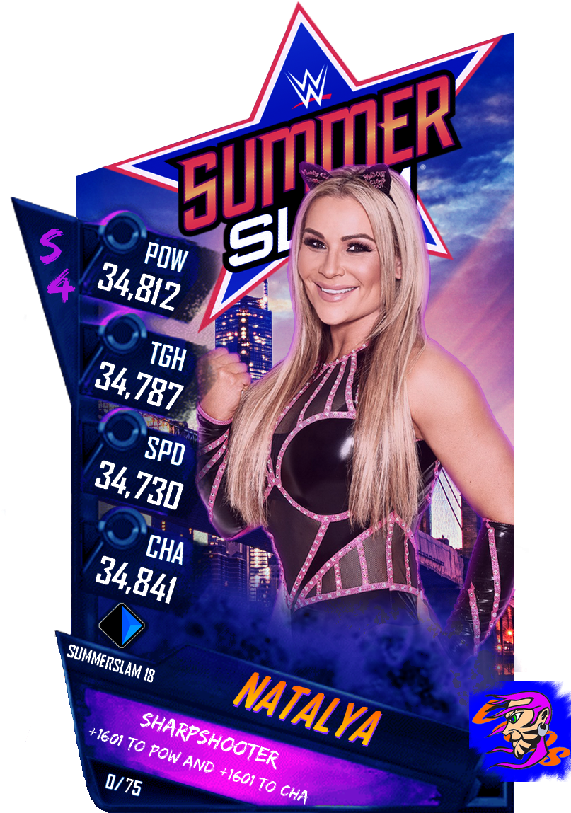 Presenting My 1st Own Custom Template For The Ss'18 - Paige Wwe Supercard Ss18 Clipart (830x1158), Png Download