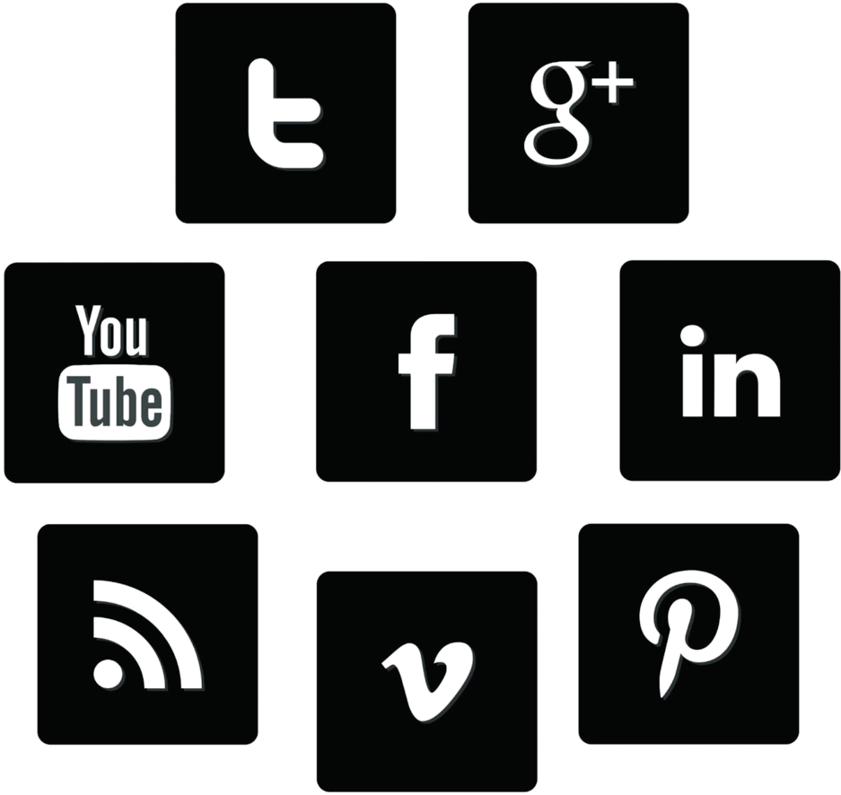 Popular Icons 53 Free Vector - Social Media Logo Vector Png Clipart (1000x942), Png Download