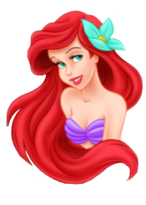 Disney Princess Little Mermaid Clipart (480x672), Png Download