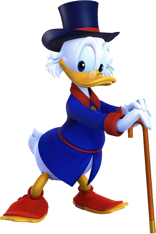 Kingdom Hearts Wiki Β - Uncle Scrooge Kingdom Hearts 3 Clipart (515x771), Png Download