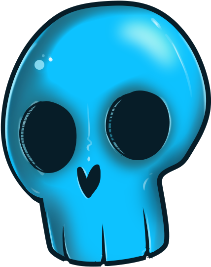 Richard Manga Art - Skull Clipart (600x800), Png Download