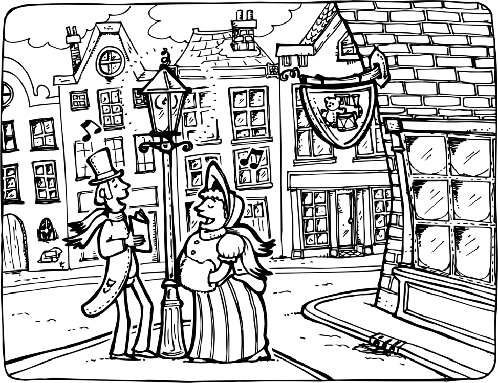 A Christmas Carol Ebenezer Scrooge Christmas Day - Christmas Day Clipart (973x749), Png Download