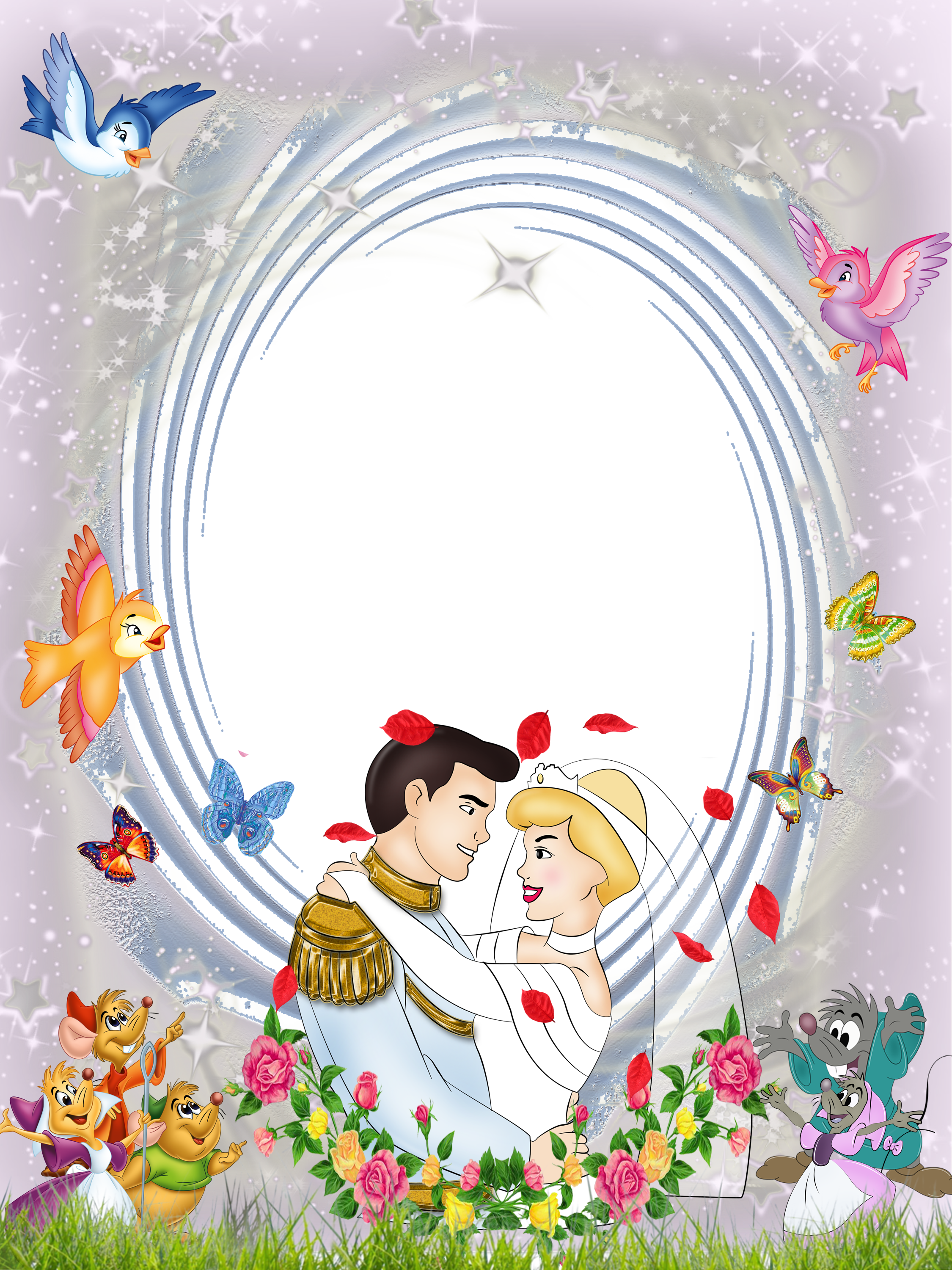 Moldura Principes E Princesas Clipart (2250x3000), Png Download