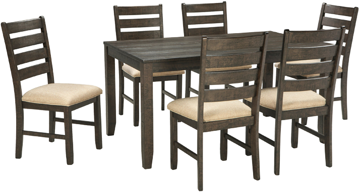 Shop Dining Room Deals - Ashley Rokane Dining Set Clipart (1080x419), Png Download
