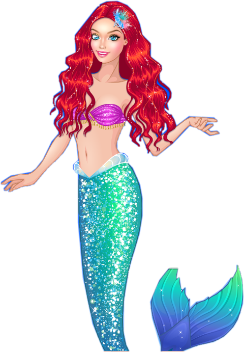 Mermaid Clipart (480x691), Png Download