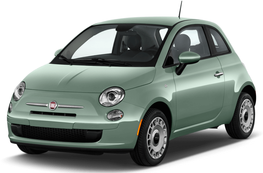 Fiat-500 - Fiat 500 Clipart (891x579), Png Download