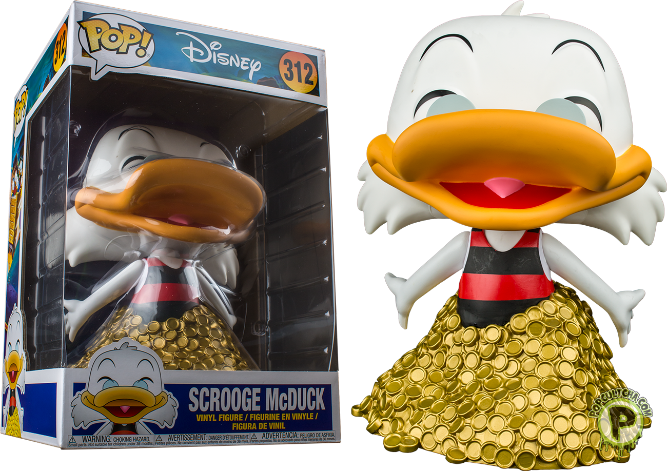 Scrooge Mcduck 10" Funko Pop Vinyl Figure - Scrooge Mcduck Pop Vinyl Clipart (1300x918), Png Download