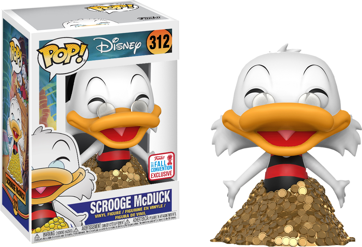 2017 Ducktales Scrooge Mcduck Coins Funko Pop Vinyl - Scrooge Mcduck Funko Pop Clipart (1164x796), Png Download