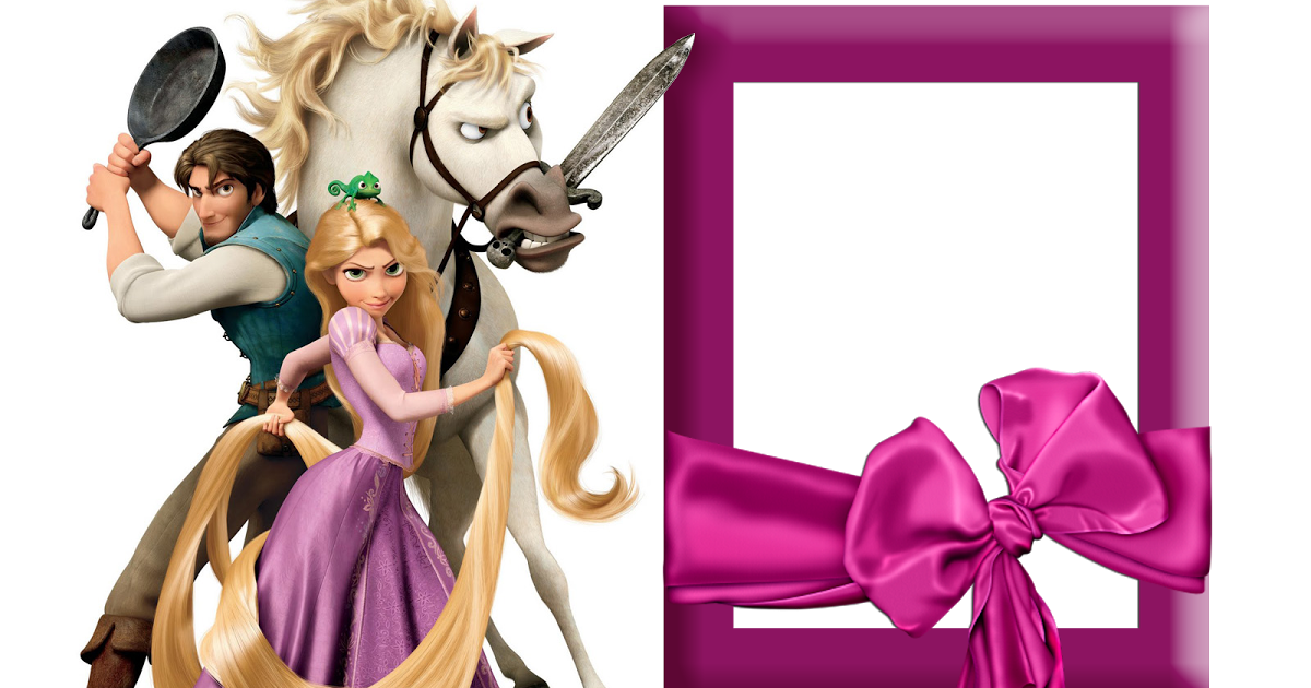 Snap Molduras Png Personagens M P Princesas Photos - Rapunzel Flynn Rider Tangled Clipart (1200x630), Png Download
