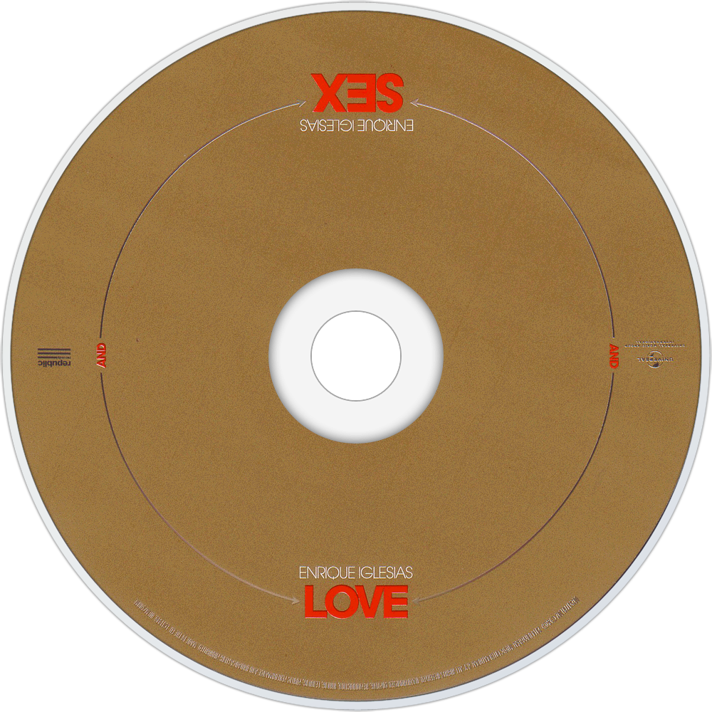 Enrique Iglesias Sex And Love Cd Disc Image - Espérance Sportive De Tunis Clipart (1000x1000), Png Download