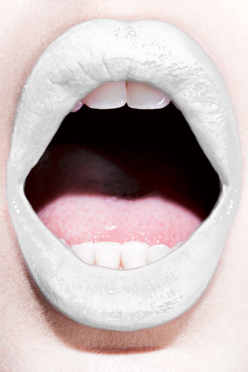 Lips Png - Tongue Clipart (500x749), Png Download