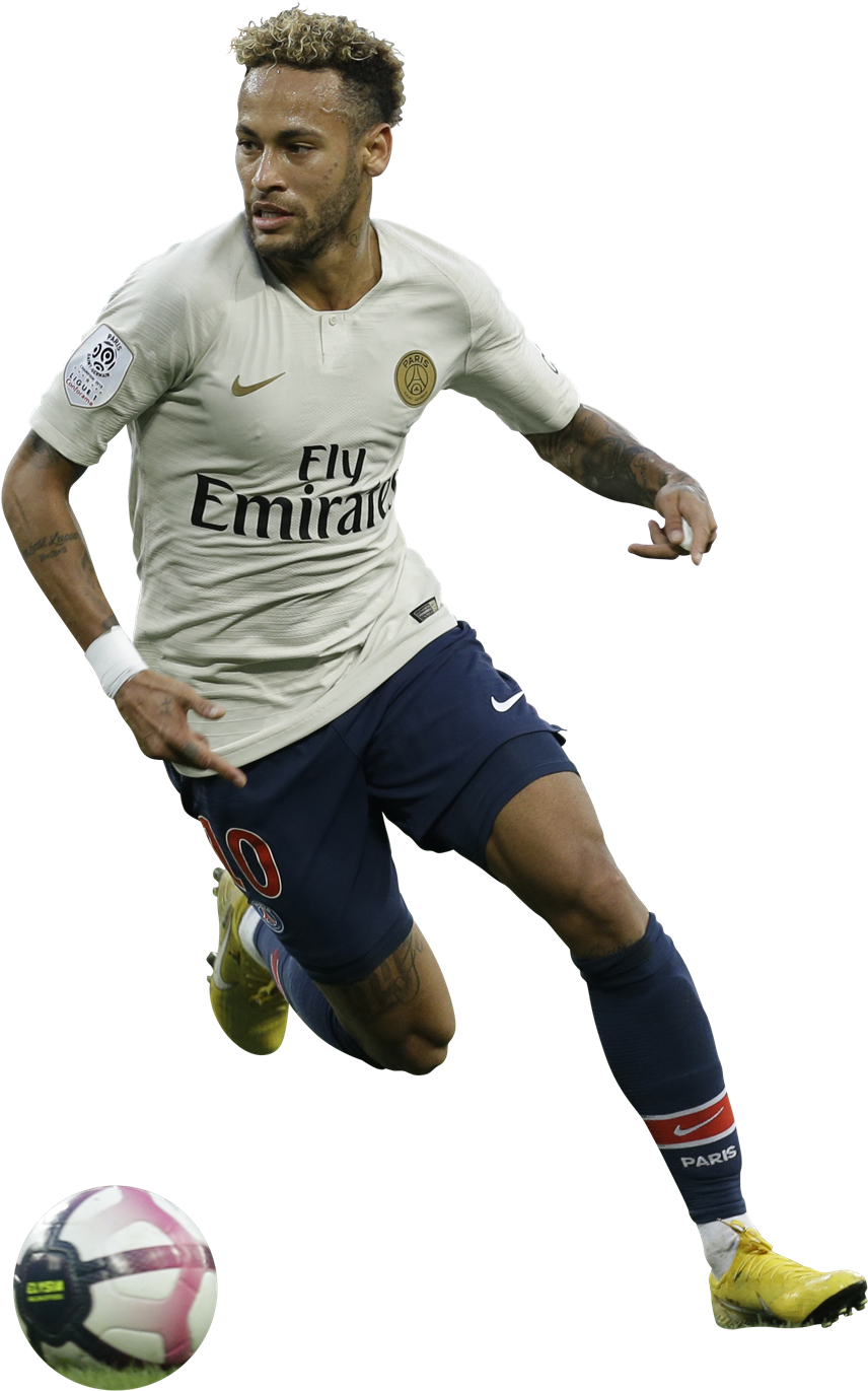 Neymar Render Clipart (881x1400), Png Download