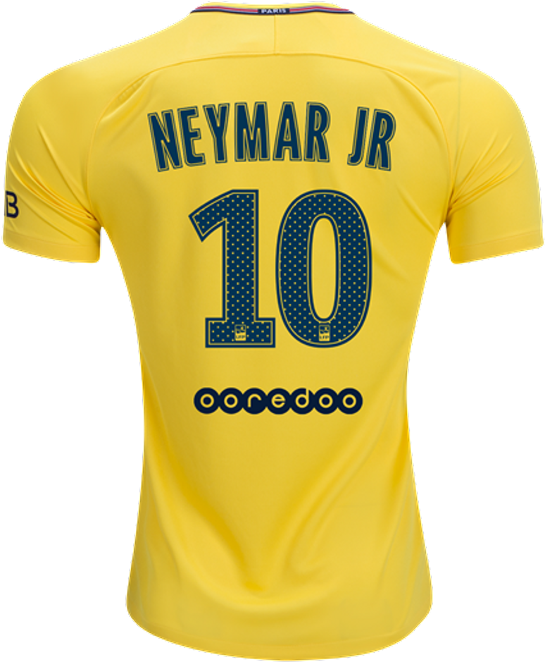 Nike Neymar Paris Saint Germain Away Jersey 17 - Pwd T Shirt Design Clipart (1000x1000), Png Download