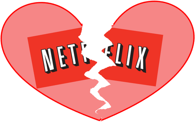 Netflix Broken Heart - Netflix Clipart (671x478), Png Download