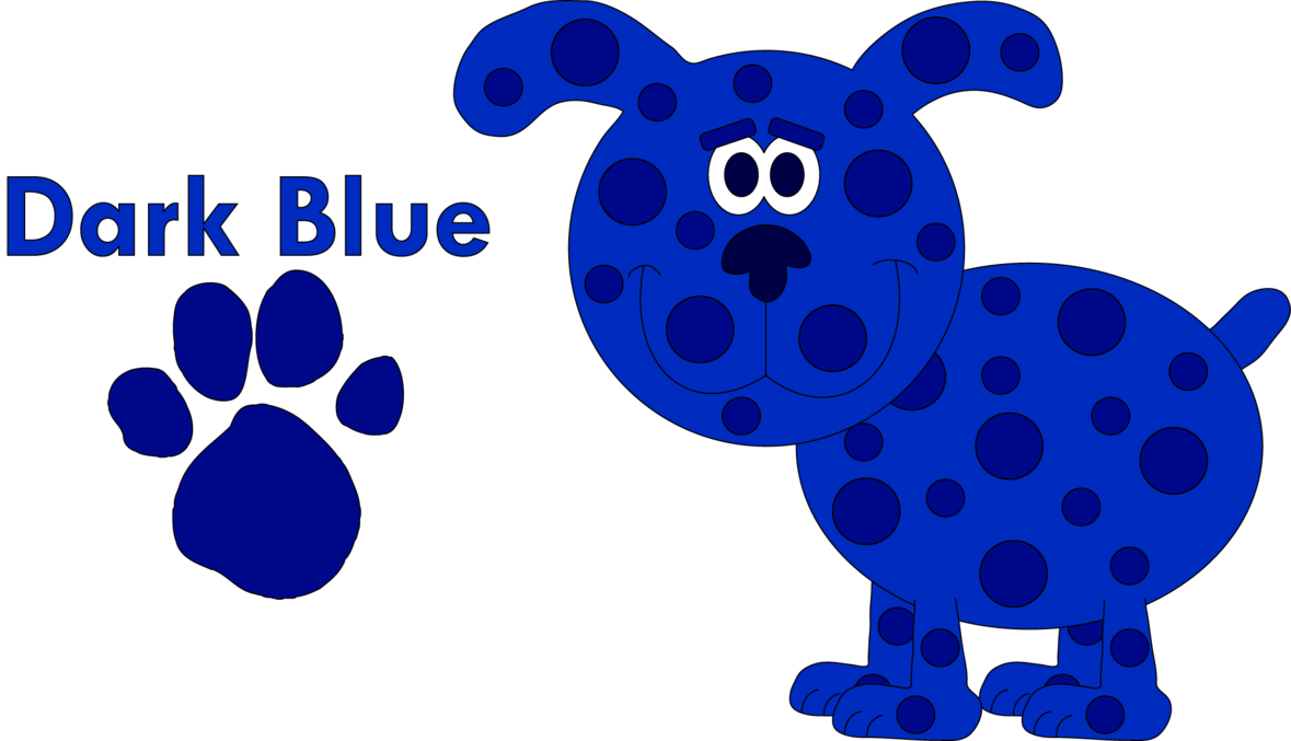 Unique Pictures Of Blues Clues Dark Blue S My Dog Oc - Blues Clues Blue The Dog Clipart (1179x677), Png Download