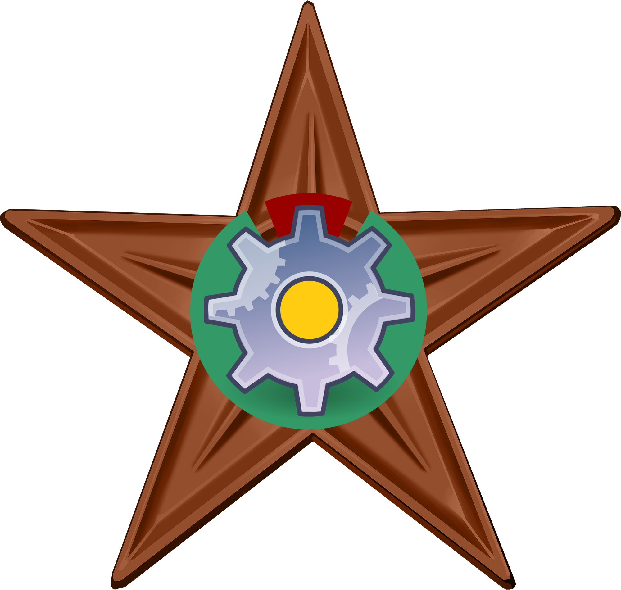 Cluebot Anti-vandalism Barnstar Hires - Video Game Clipart (2000x1900), Png Download