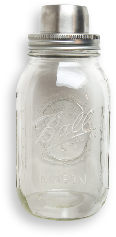 The Mason Shaker - Mason Jar Cocktail Shaker Clipart (1000x1000), Png Download