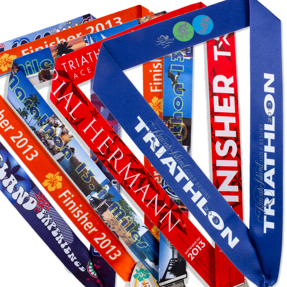 Custom Silk Ribbon - Printed Medal Ribbons Clipart (999x999), Png Download