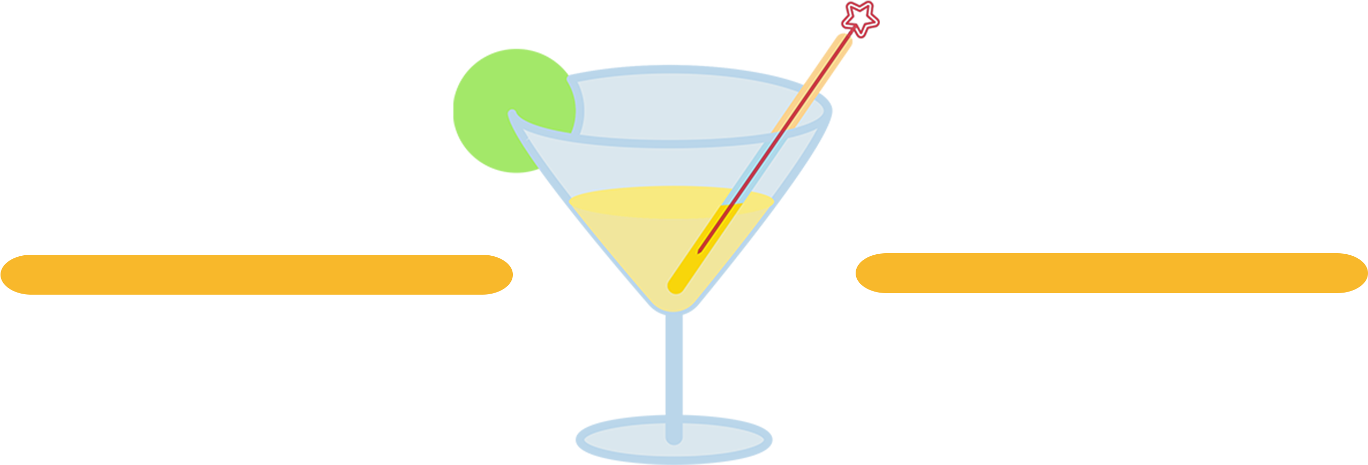 Title Icon - Classic Cocktail Clipart (3000x1188), Png Download
