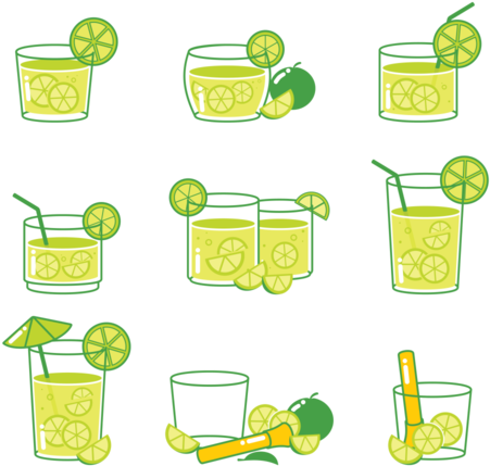 Ícones De Cocktail Caipirinha - Illustration Clipart (700x490), Png Download