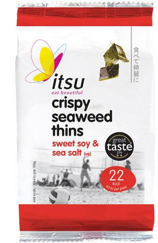 Crispy Seaweed Thins Sweet Soy & Sea Salt - Drink Clipart (1024x1024), Png Download