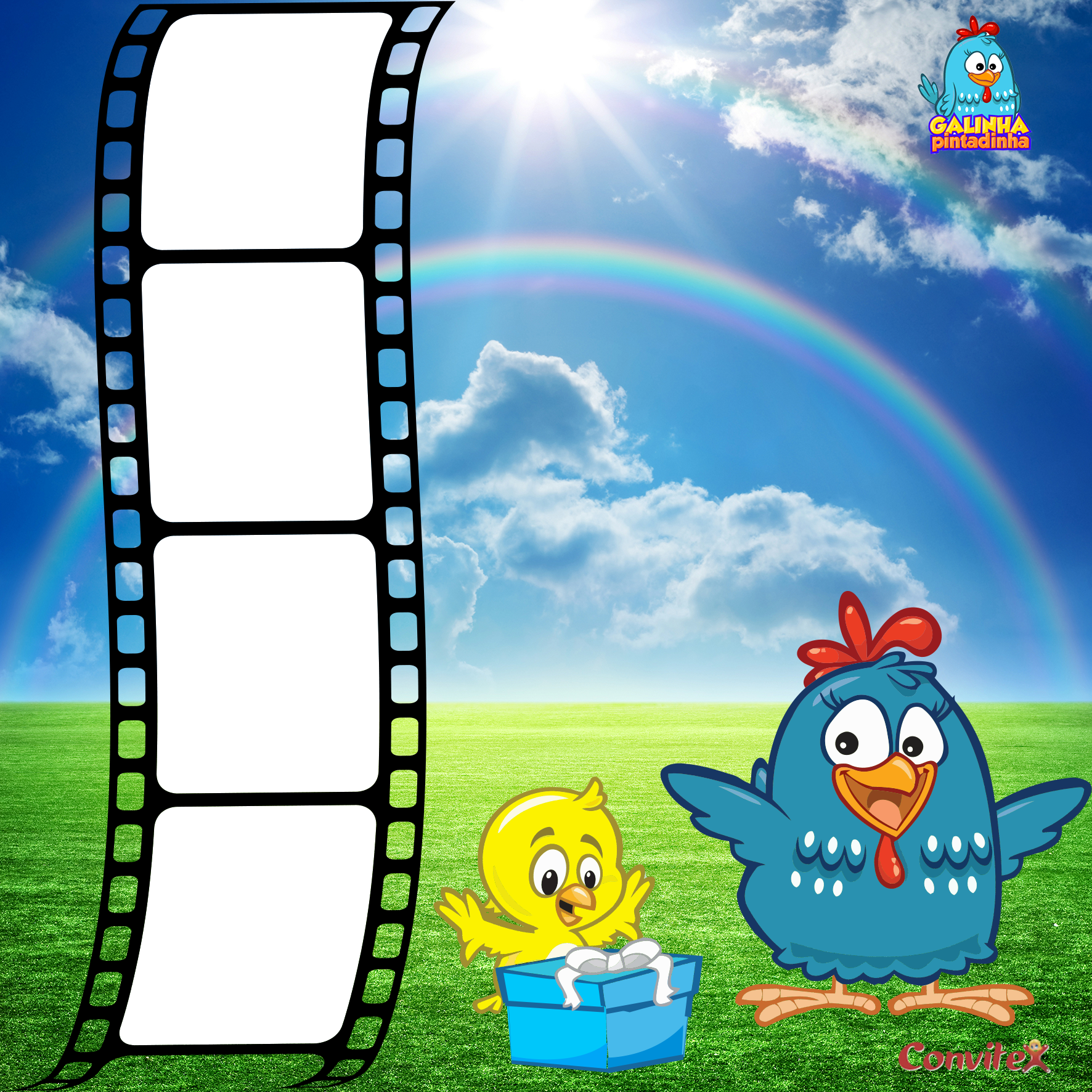 Galinha Pintadinha Clipart (1772x1772), Png Download
