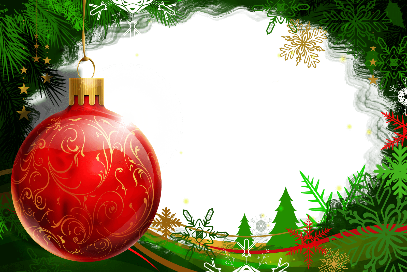 Marcos De Navidad Para Editar En Photoshop Gratis - Canada Christmas Clipart (1600x1067), Png Download