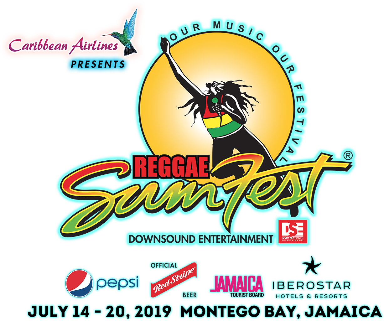 Days - Reggae Sumfest Jamaica 2019 Clipart (1226x1025), Png Download