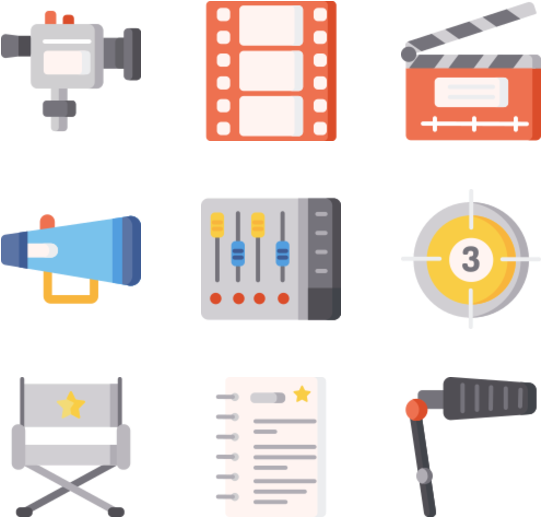 Cinema - Graphic Design Clipart (600x564), Png Download