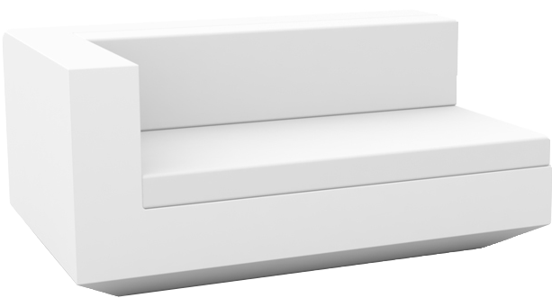 Vondom Vela Sectional Right Arm - Wood Clipart (635x635), Png Download