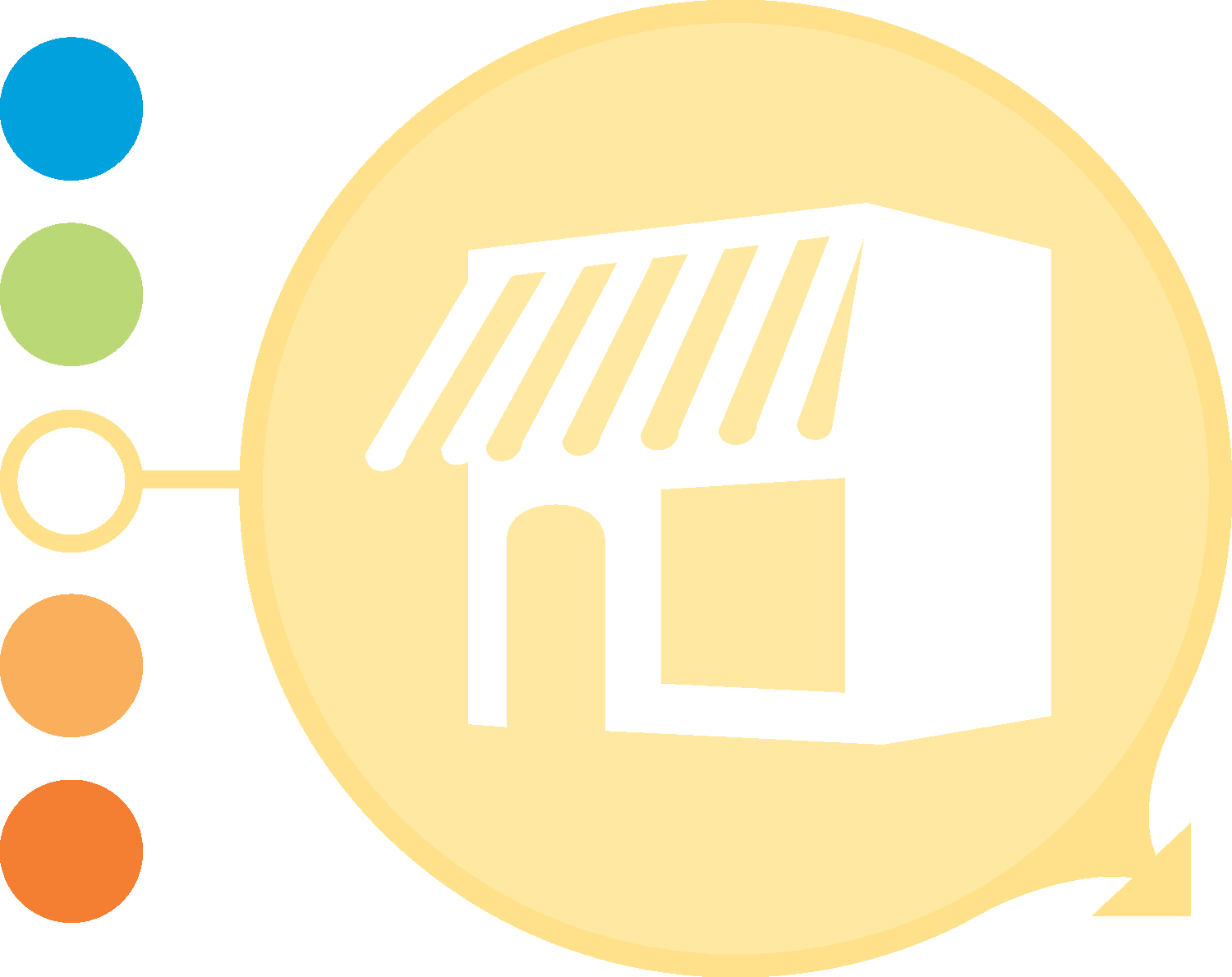 Small Business Icon - Circle Clipart (1500x1190), Png Download