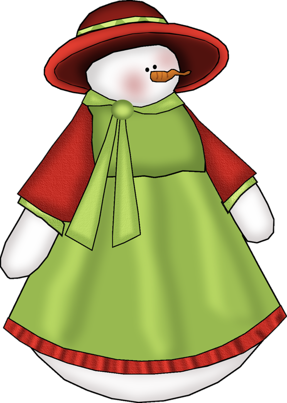 Gifs Tubes De Natal - Snowwoman Clip Art - Png Download (570x800), Png Download