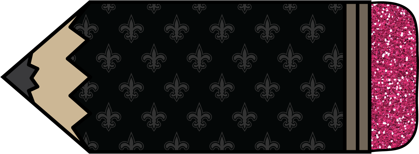 Victory Freebie - Fat Black Pencil Clipart (1406x516), Png Download