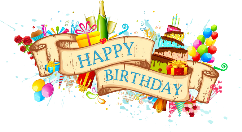 Birthday Cake Greeting Card Clip Art Beautiful Ⓒ - Birthday Background Free Download - Png Download (800x533), Png Download