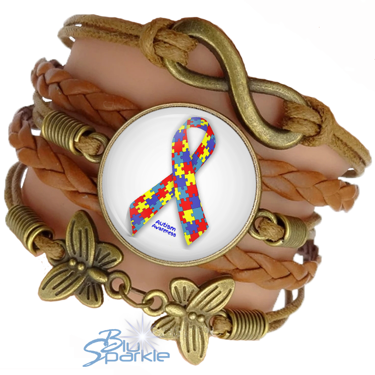 Personalized Awareness Ribbon Bracelets - Van Gogh Bracciale Clipart (736x736), Png Download