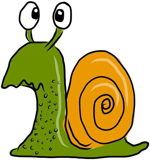 Caracol Dibujo Png - Confused Snail Clipart (720x720), Png Download