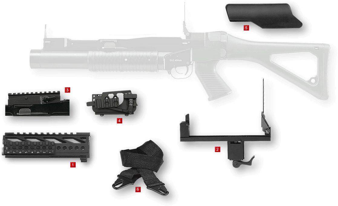 Sig Granatwerfer - Assault Rifle Clipart (1200x709), Png Download
