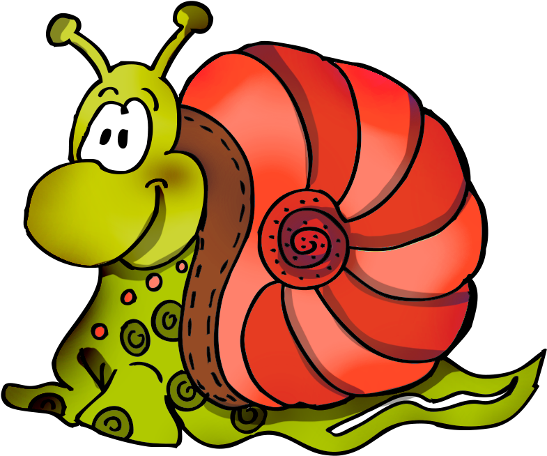 Caracol Caracoles - Cartoon Clipart (902x843), Png Download