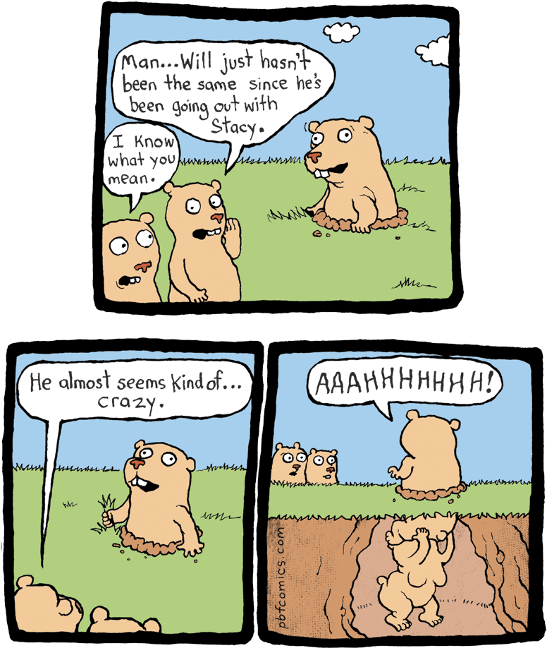 Pbf036-gopher Girlfriend - Comic Strip About Critical Thinking Clipart (800x952), Png Download