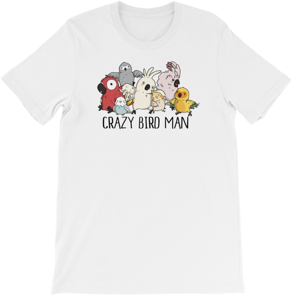 Crazy Bird Man T-shirt - Honeybee Clipart (1000x1000), Png Download