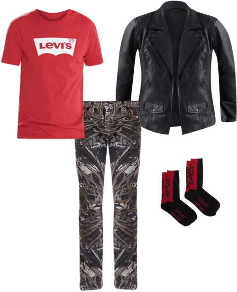 Leather Moto Jacket - Pajamas Clipart (660x660), Png Download