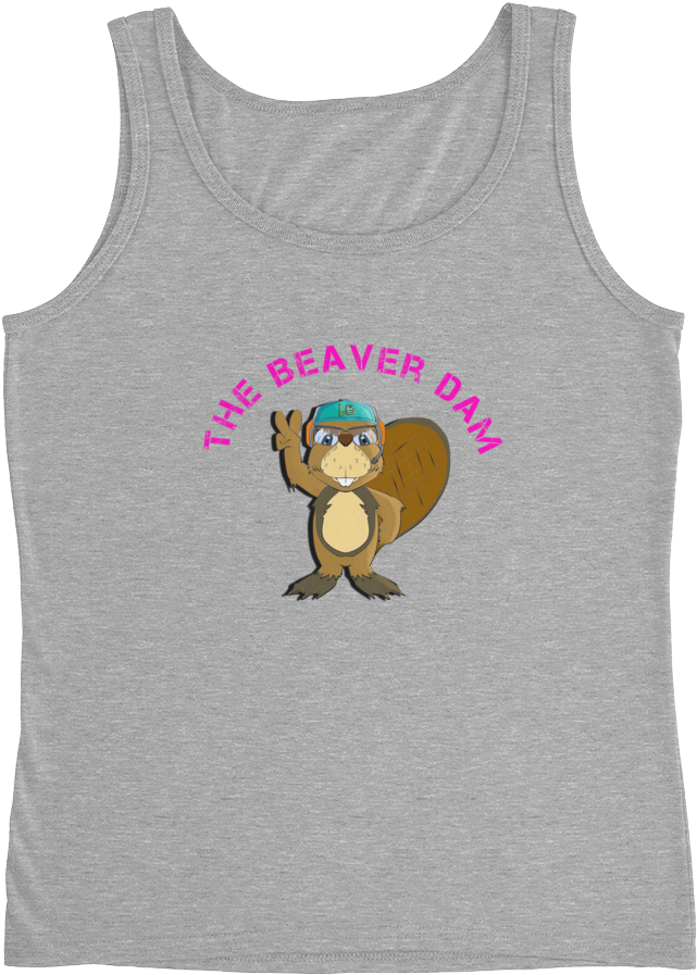 The Beaver Dam Tank-top - Top Clipart (1000x1000), Png Download