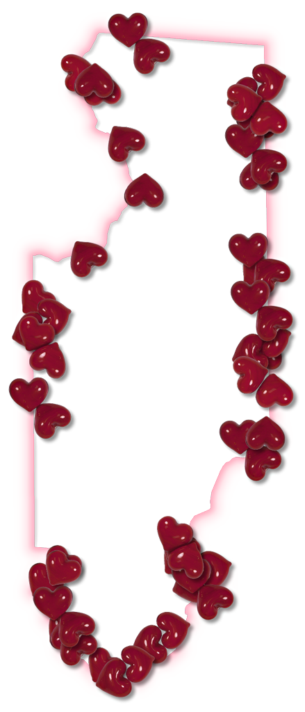 A Map Of Columbia With A Pink Glow Outline And Randomly - Grape Clipart (439x1024), Png Download