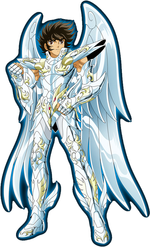 Photo Seiya God Cloth By Trident Poseidoncopy - Seiya De Pegaso Armadura Divina Clipart (800x800), Png Download