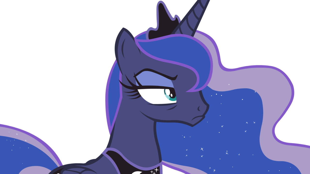 A Royal Problem, Grumpy, Pony, Princess Luna, Safe, - Princess Luna Grumpy Clipart (1280x720), Png Download