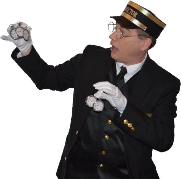 News - Kids Show Train Conductor Clipart (602x589), Png Download