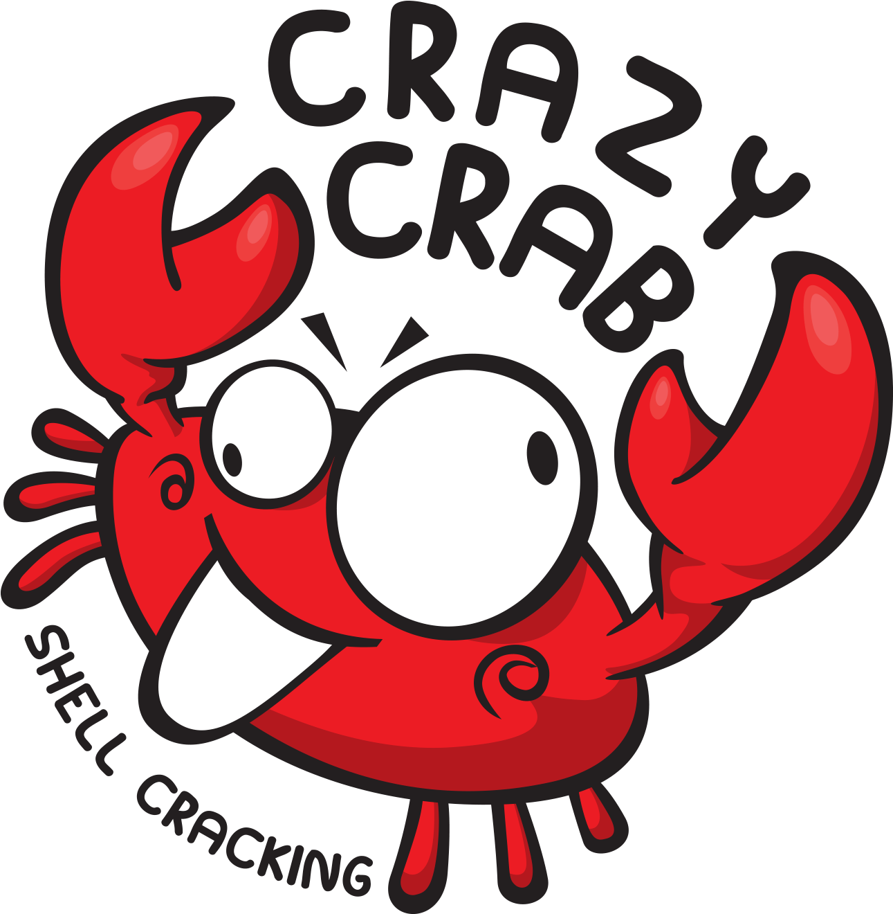 Crab Grumpy Free Collection Download And Share - Crazy Crab Clipart - Png Download (1465x1438), Png Download
