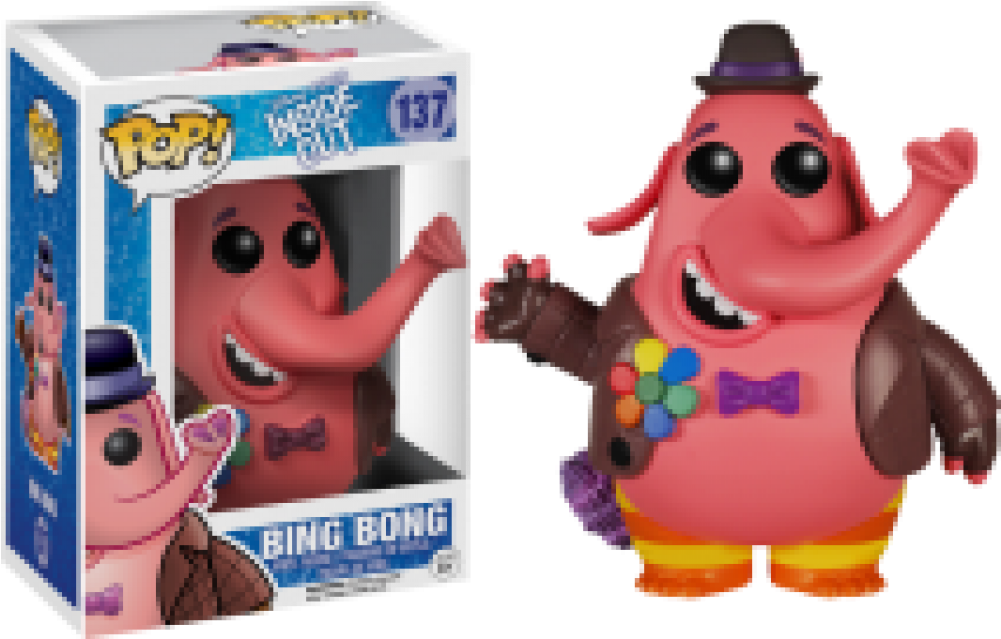 Bing Bong Pop Vinyl - Bing Bong Inside Out Funko Pop Clipart (1000x1000), Png Download