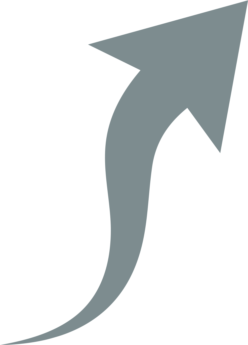 Arrow Icon Upward - Calligraphy Clipart (1265x1600), Png Download